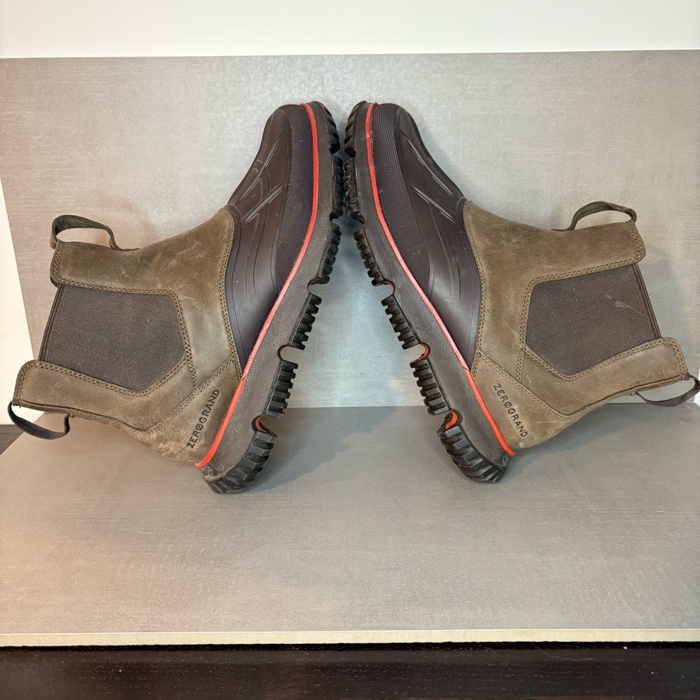 Cole Haan | 4.ZEROGRAND Waterproof Boots - Brown Tan ; Womens 9 - Picture 3 of 8